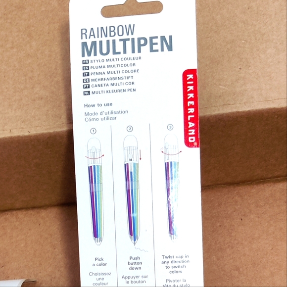 Urban Outfitters Kikkerland rainbow 10 in 1 pen - Picture 6 of 6